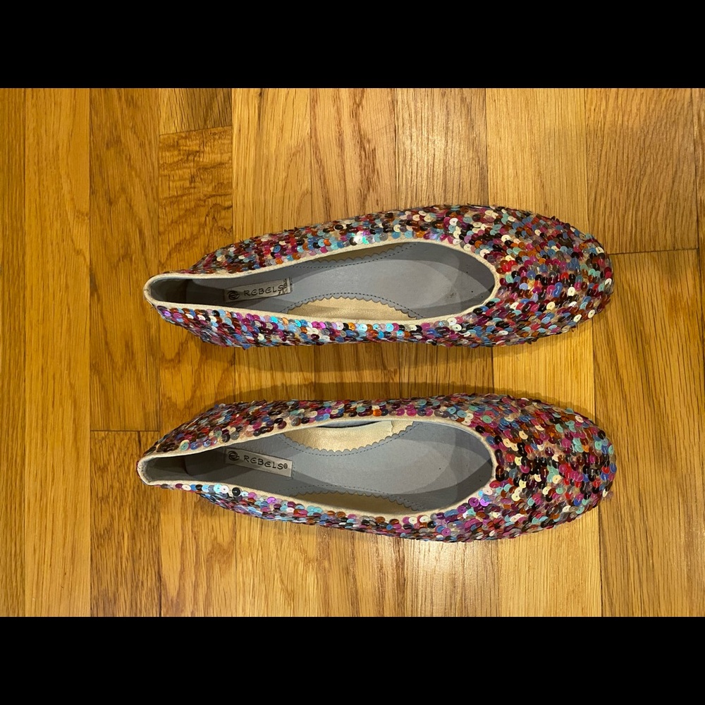 Fun, Sequin Flats